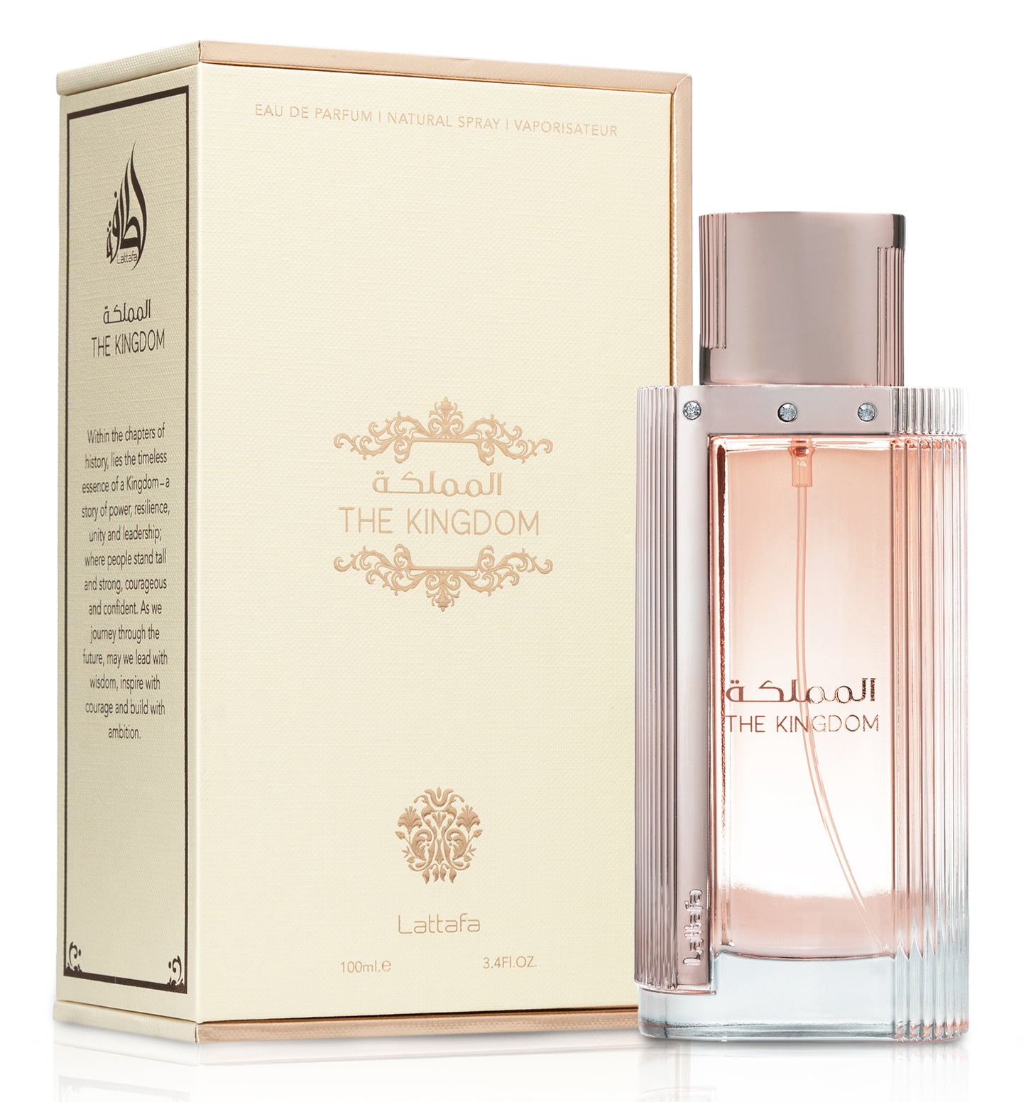 Lattafa The Kingdom Women, EAU de parfum, Natural Spray Vaporisateur 100 ml