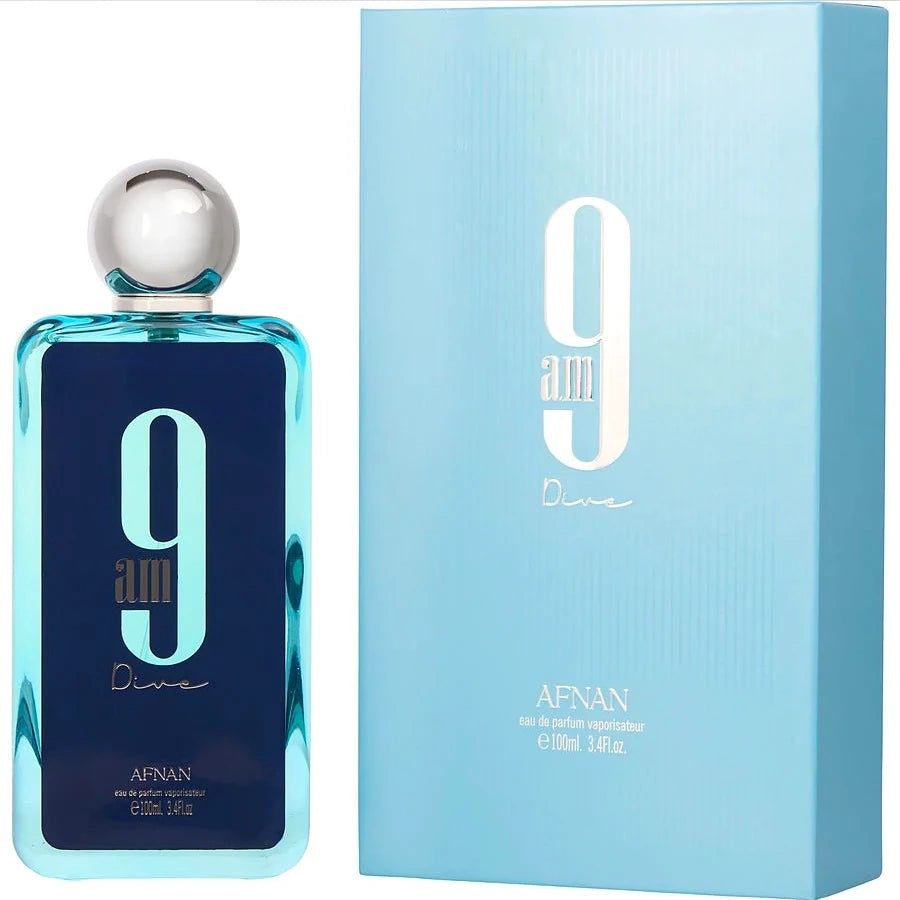 Afnan 9 am Dive, EAU de Parfum Spray Vaporisateur 100 ml