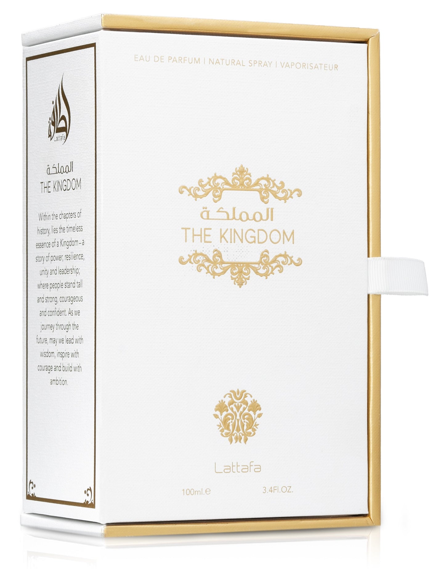 Lattafa The Kingdom Men, EAU de parfum, Natural Spray Vaporisateur 100 ml