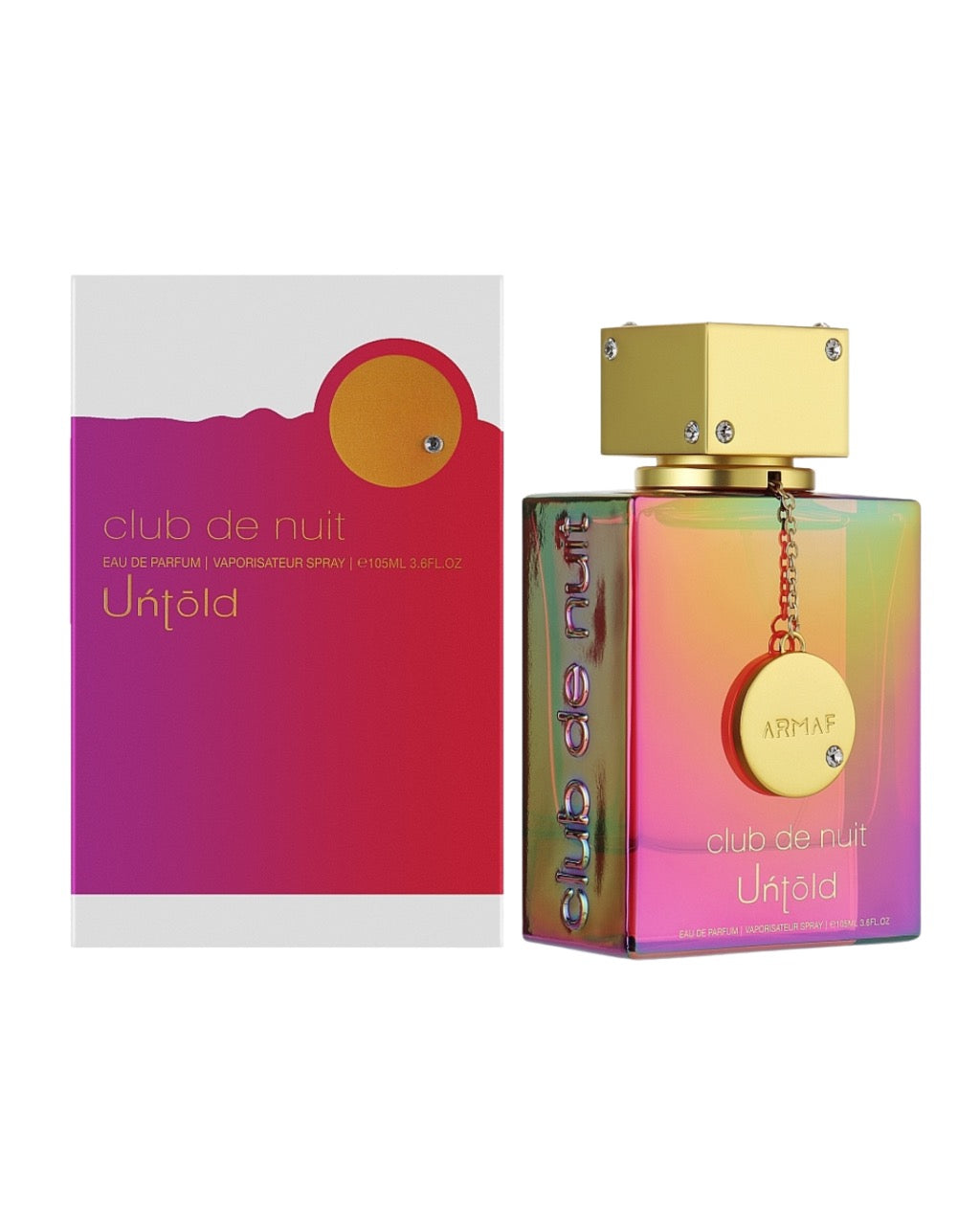 Armaf Club de Nuit Untold, Eau de Parfum, Natural Spray Vaporisateur 105 ml