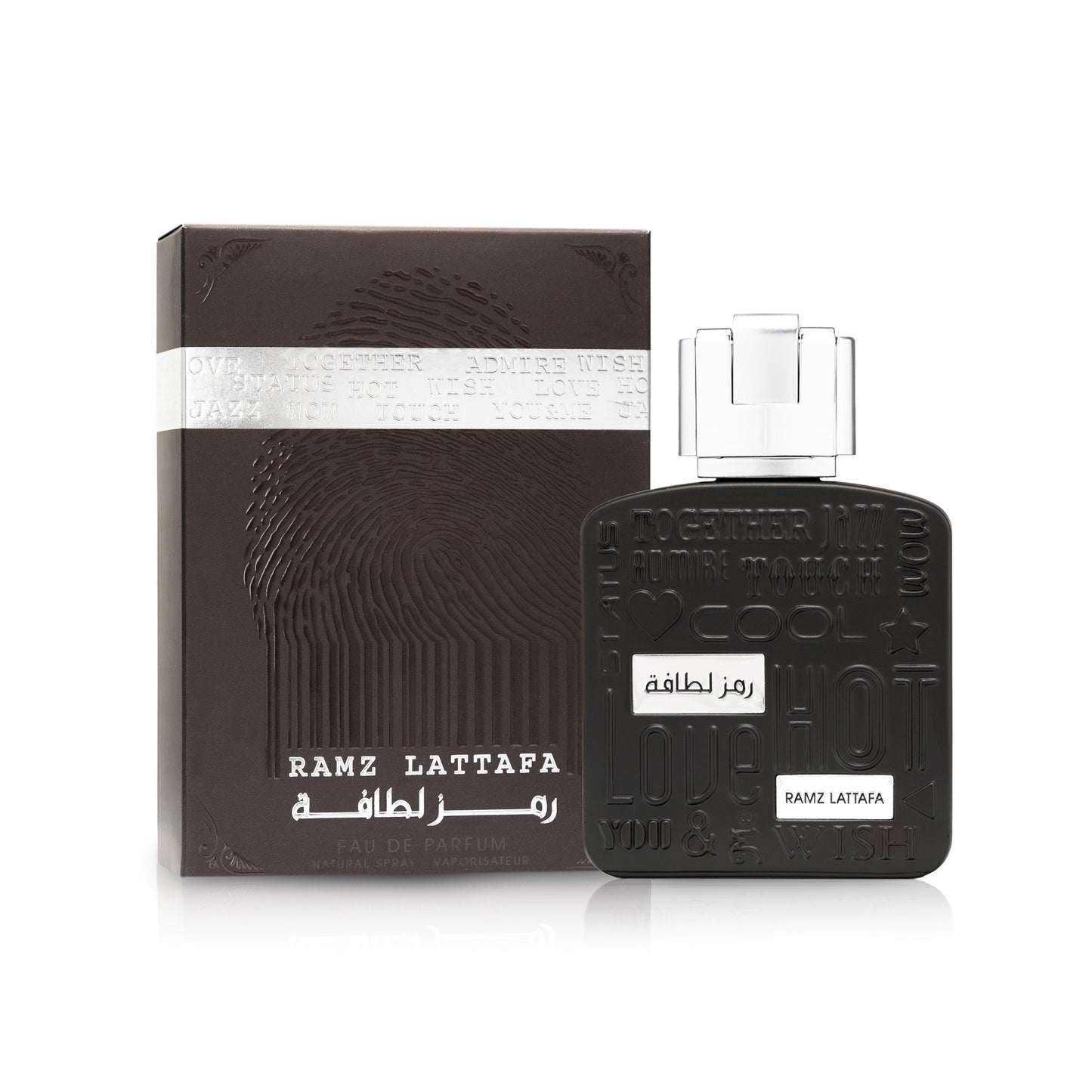 Lattafa RAMZ LATAFFA,Silver, EAU de parfum, Natural Spray Vaporisateur 100 ml (Copia)