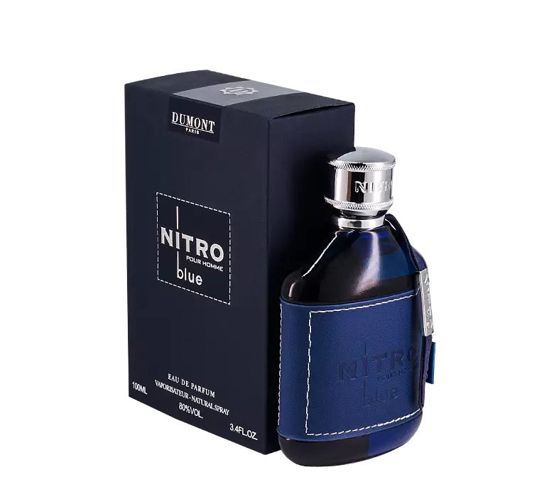 Dumont, Nitro blue, EAU de parfum, Natural Spray Vaporisateur 100 ml
