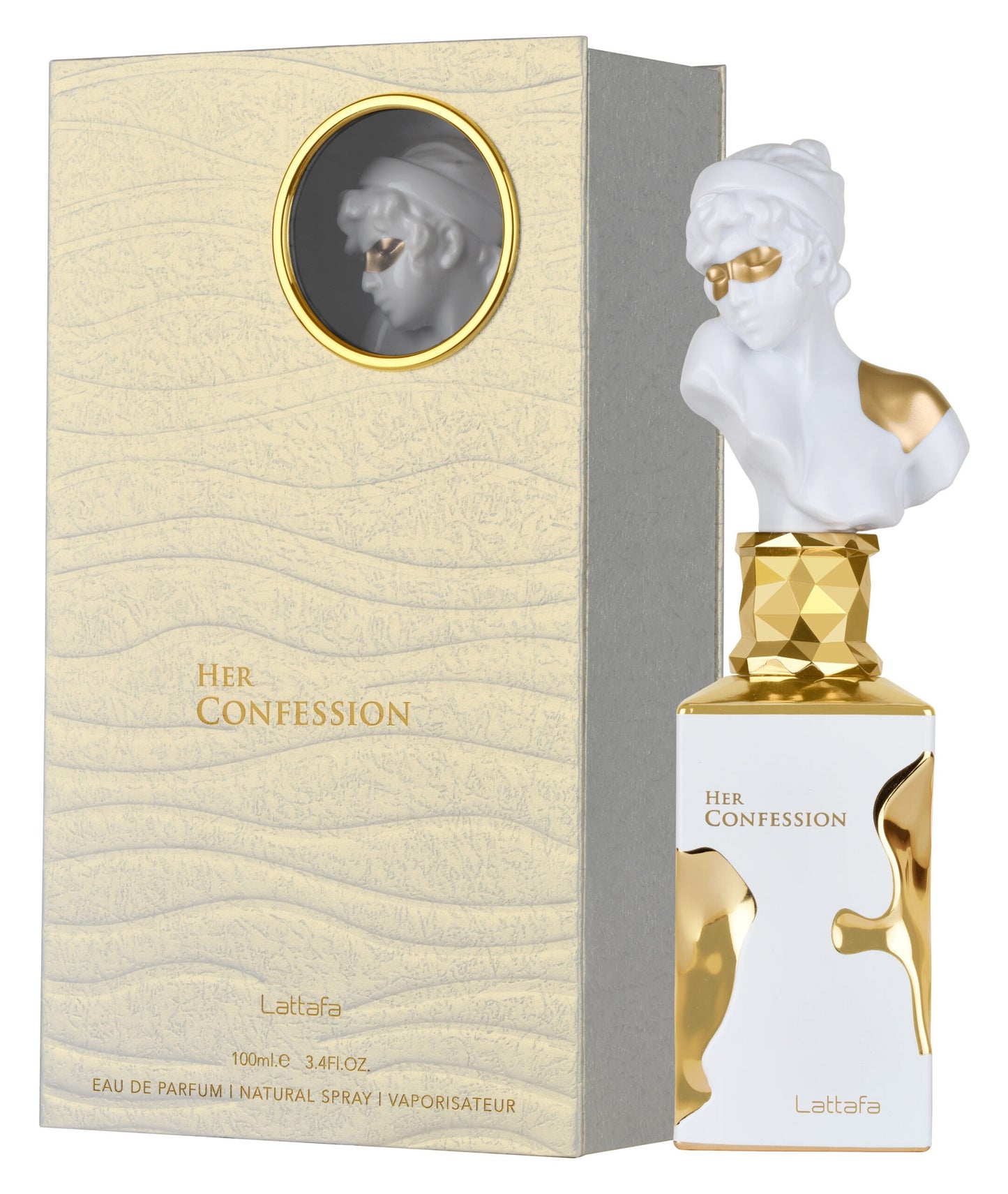 Lattafa Her Confession, EAU de parfum, Natural Spray Vaporisateur 100 ml