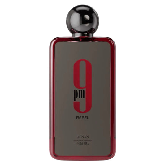 Afnan 9 pm Rebel,  EAU de Parfum Spray Vaporisateur 100 ml