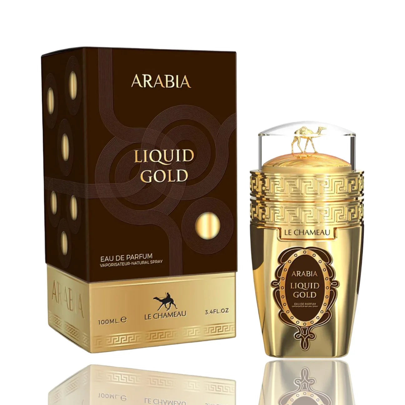 LÉ CHAMEAU, ARABIA LIQUID GOLD, EAU de parfum, Natural Spray Vaporisateur 100 ml