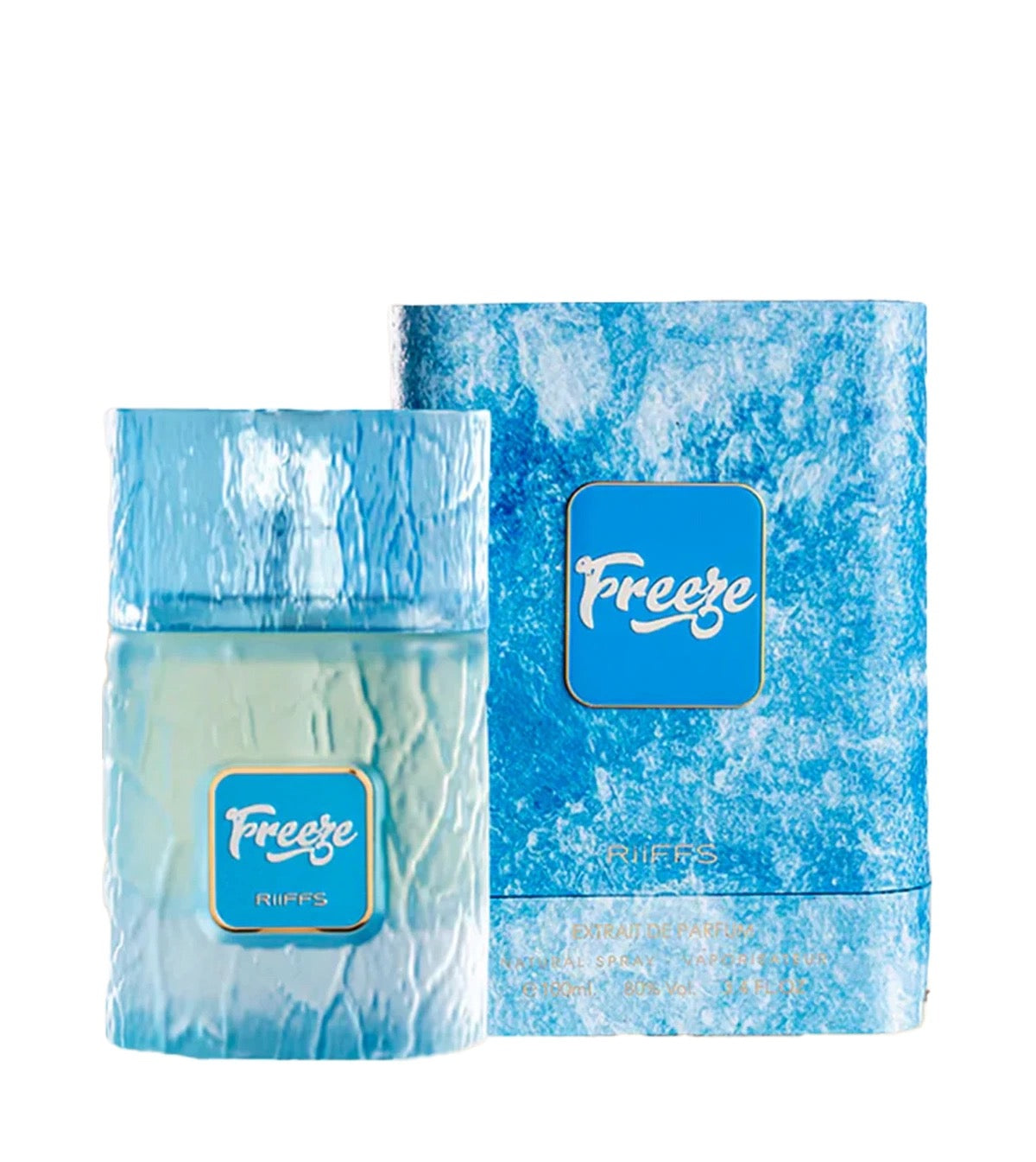 RiiFFS FREEZE,  Extrait de Parfum, Natural Spray Vaporisateur 100 ml