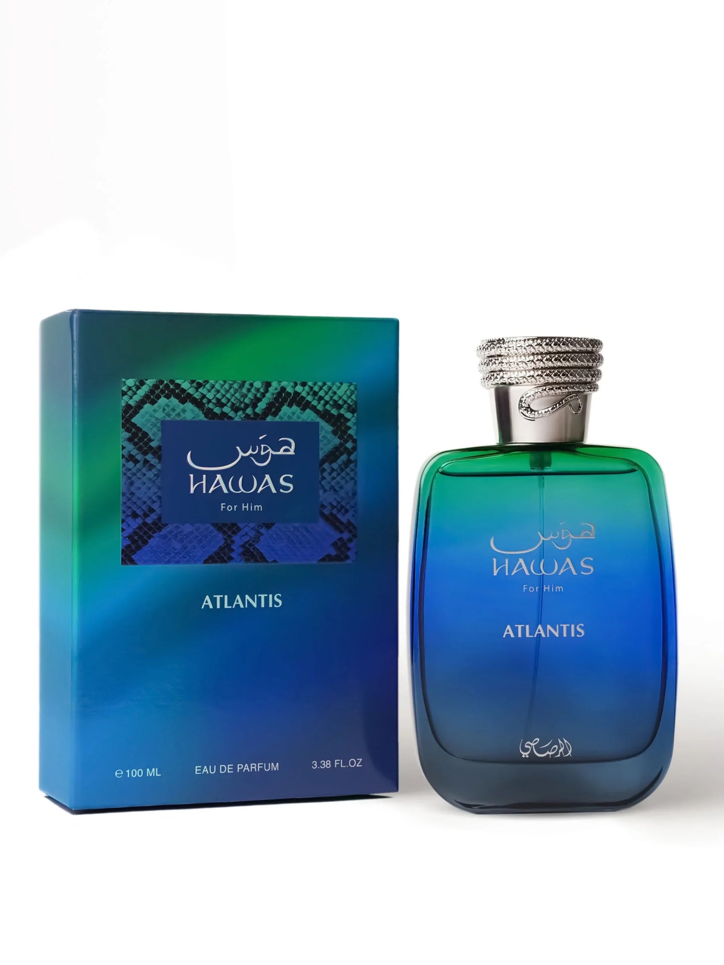 Rasasi Hawas Atlantis,  EAU de Parfum Spray Vaporisateur 100 ml
