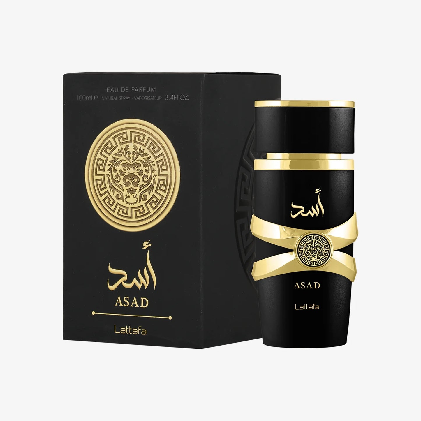 Lattafa, ASAD, EAU de parfum, Natural Spray Vaporisateur 100 ml